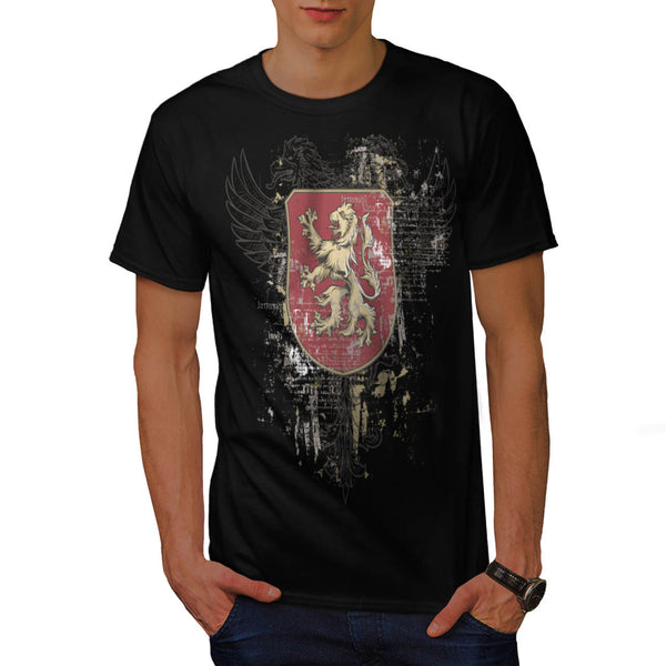 Medieval War Flag Mens T-Shirt