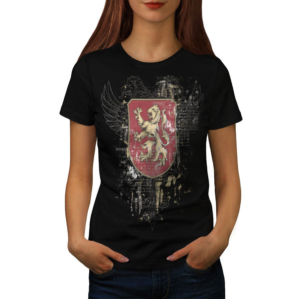 Medieval War Flag Womens T-Shirt