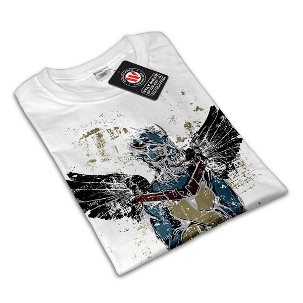 Gangster Mask Gun Womens T-Shirt