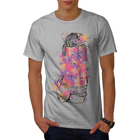 Geisha Model Asia Mens T-Shirt