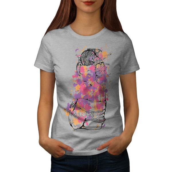 Geisha Model Asia Womens T-Shirt