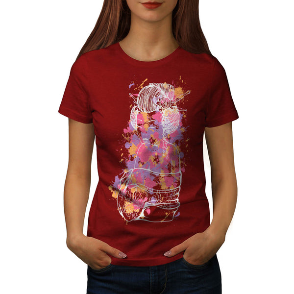 Geisha Model Asia Womens T-Shirt