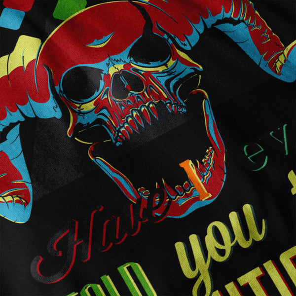Insanity Joker Skull Womens Hoodie