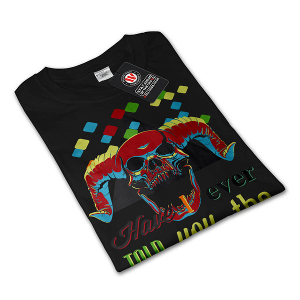 Insanity Joker Skull Womens Long Sleeve T-Shirt