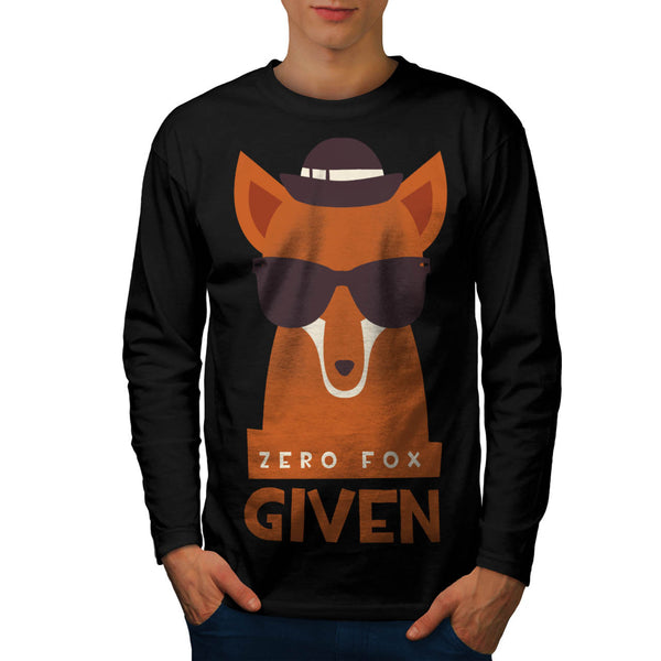 Zero Fox Given Urban Mens Long Sleeve T-Shirt