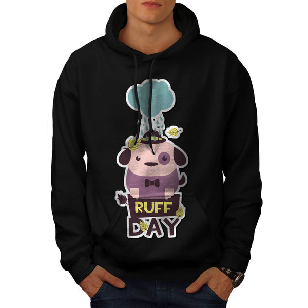 Having A Ruff Day Mens Hoodie