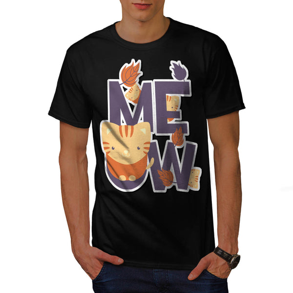 Meow Tiny Cute Cats Mens T-Shirt