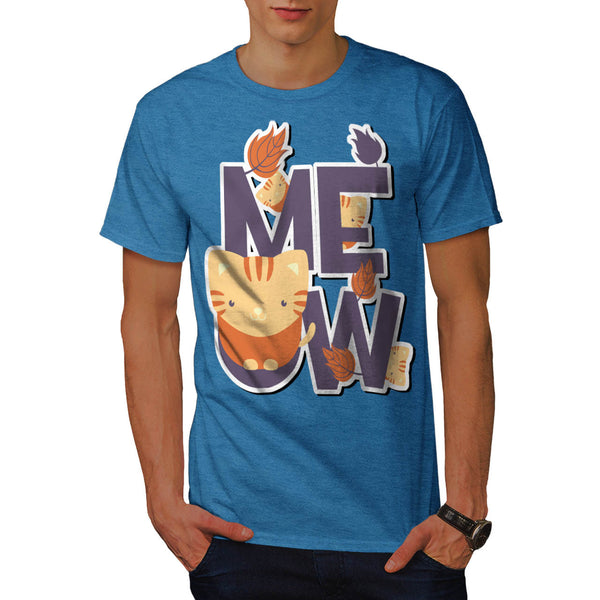 Meow Tiny Cute Cats Mens T-Shirt