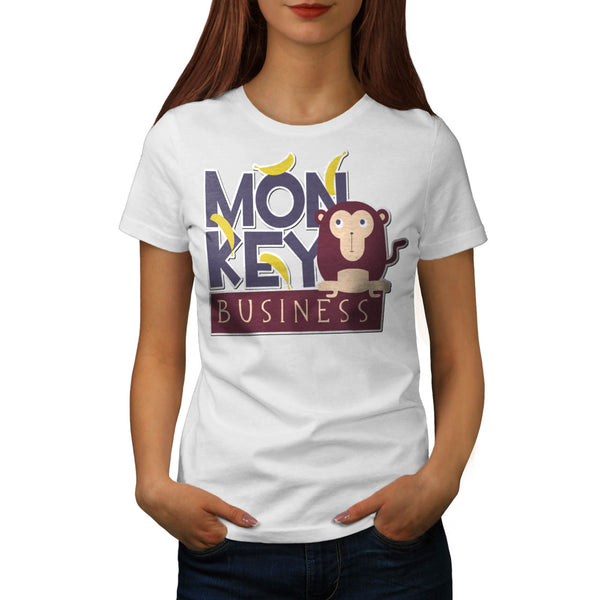 Monkey Business Fun Womens T-Shirt