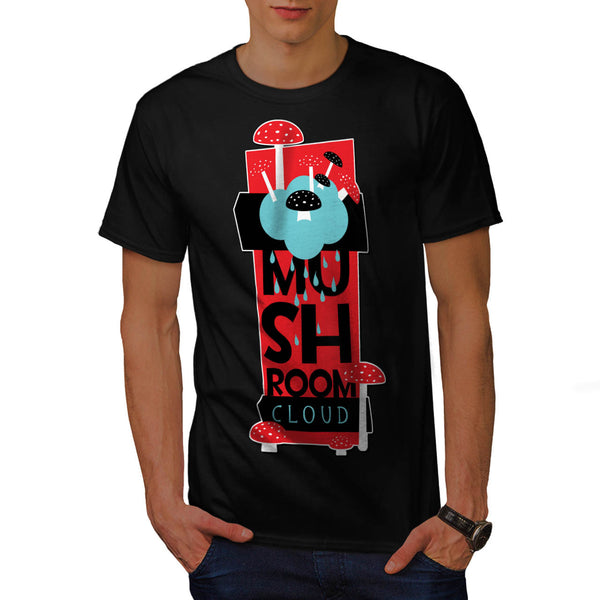 Mushroom Cloud Rain Mens T-Shirt