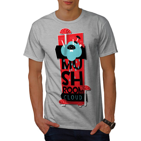 Mushroom Cloud Rain Mens T-Shirt