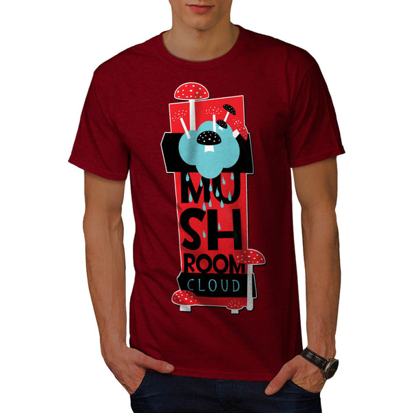 Mushroom Cloud Rain Mens T-Shirt