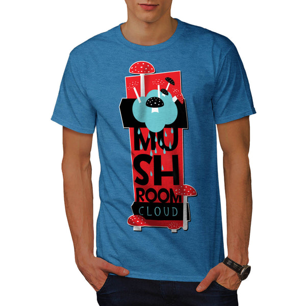 Mushroom Cloud Rain Mens T-Shirt