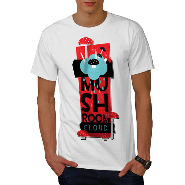 Mushroom Cloud Rain Mens T-Shirt