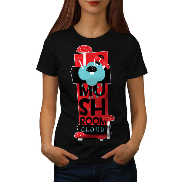 Mushroom Cloud Rain Womens T-Shirt