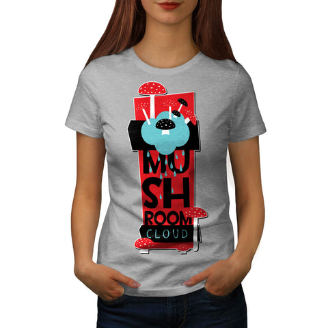 Mushroom Cloud Rain Womens T-Shirt