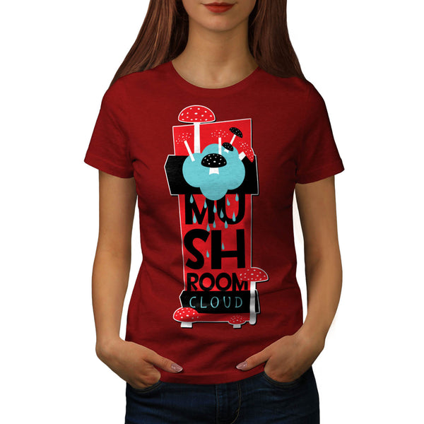 Mushroom Cloud Rain Womens T-Shirt