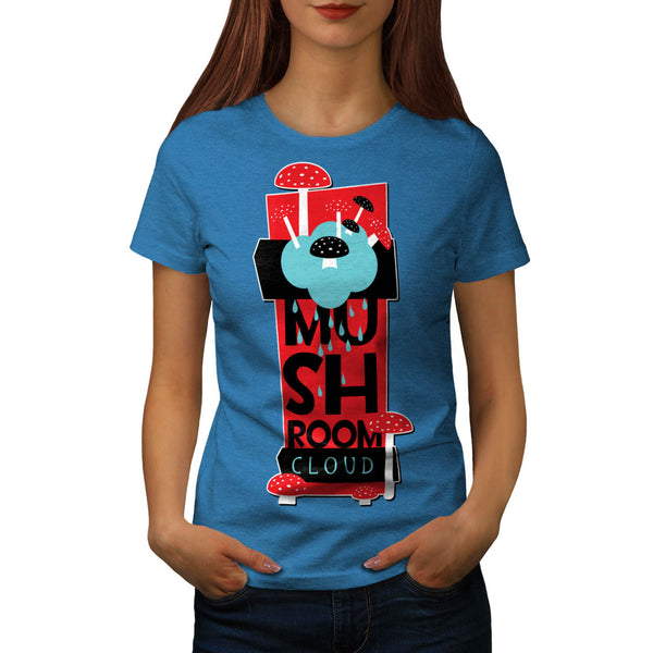 Mushroom Cloud Rain Womens T-Shirt