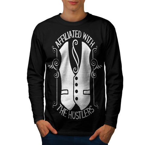 Im With The Hustler Mens Long Sleeve T-Shirt