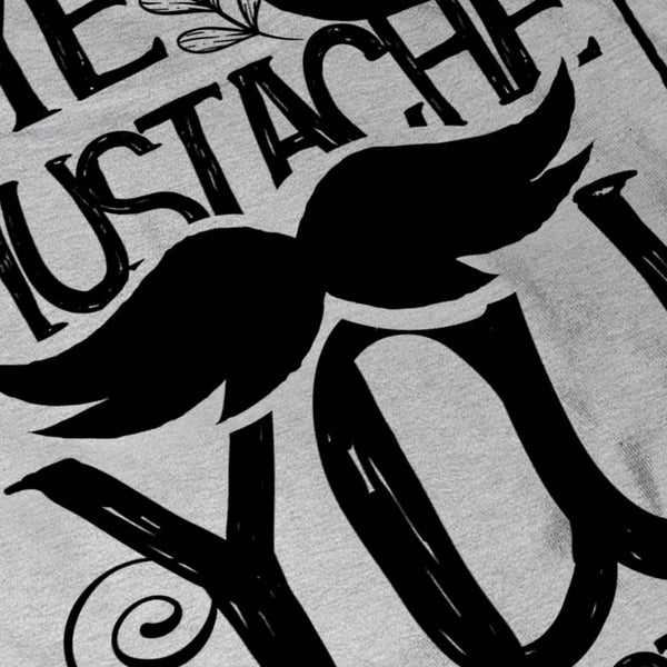 Moustache Question Mens T-Shirt