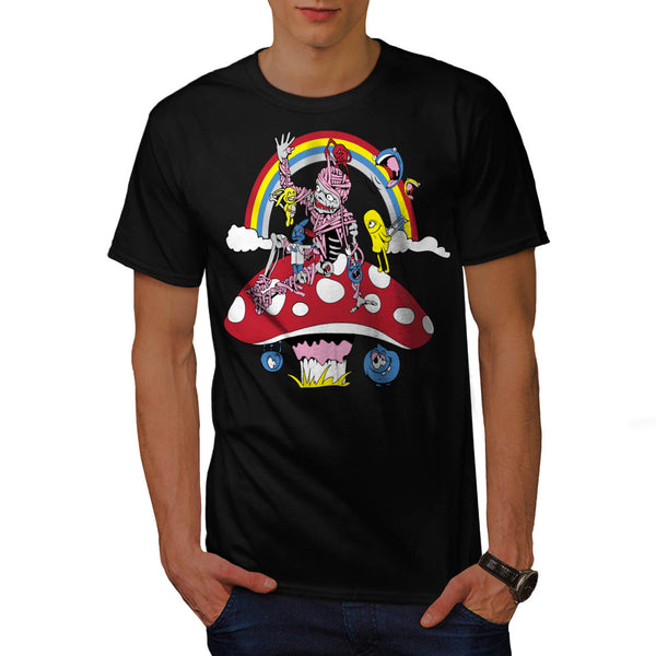Monster Rainbow Fun Mens T-Shirt