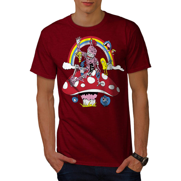 Monster Rainbow Fun Mens T-Shirt