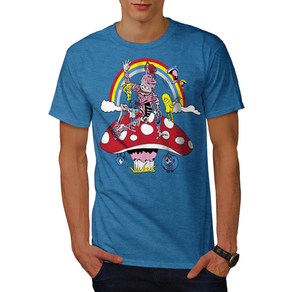 Monster Rainbow Fun Mens T-Shirt