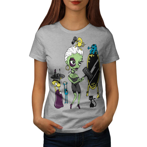 Monster Glamour Fun Womens T-Shirt