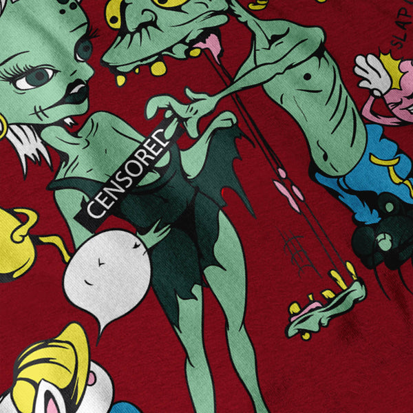 Monster Naked Fun Mens T-Shirt