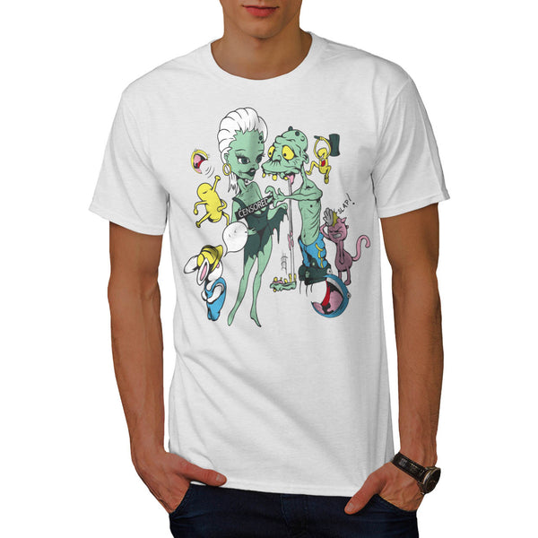 Monster Naked Fun Mens T-Shirt