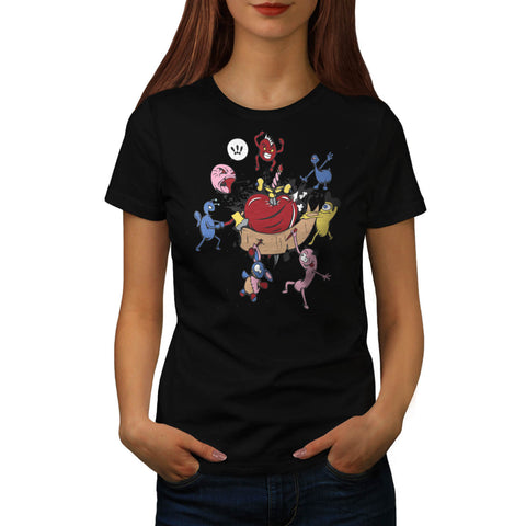 Attack Of The Heart Womens T-Shirt
