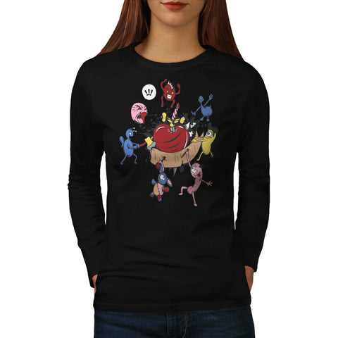 Attack Of The Heart Womens Long Sleeve T-Shirt