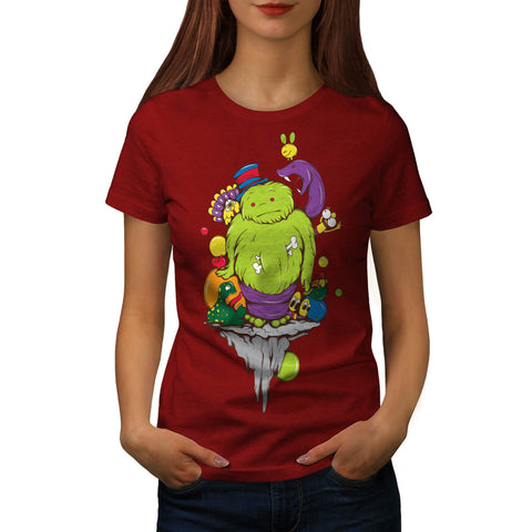Monster Joy Party Womens T-Shirt