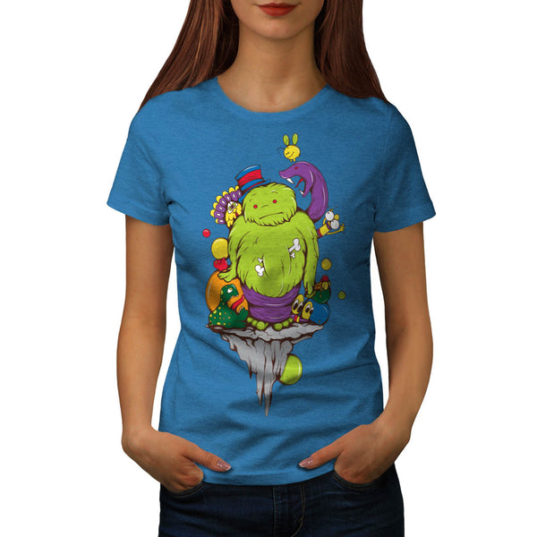 Monster Joy Party Womens T-Shirt