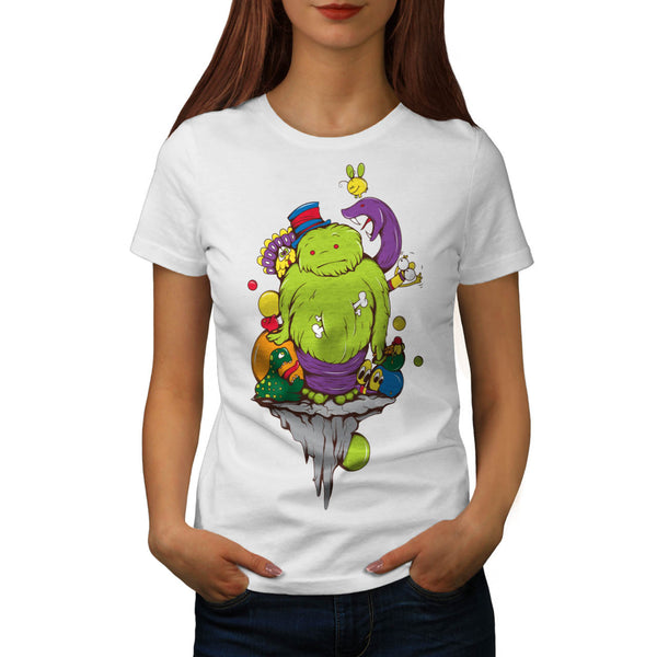 Monster Joy Party Womens T-Shirt