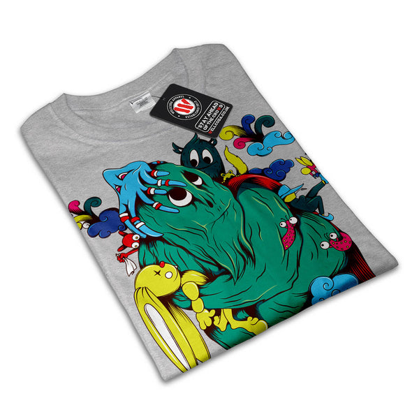 Crazy Monster Party Mens T-Shirt