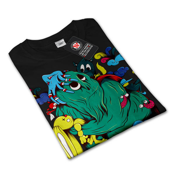Crazy Monster Party Mens Long Sleeve T-Shirt