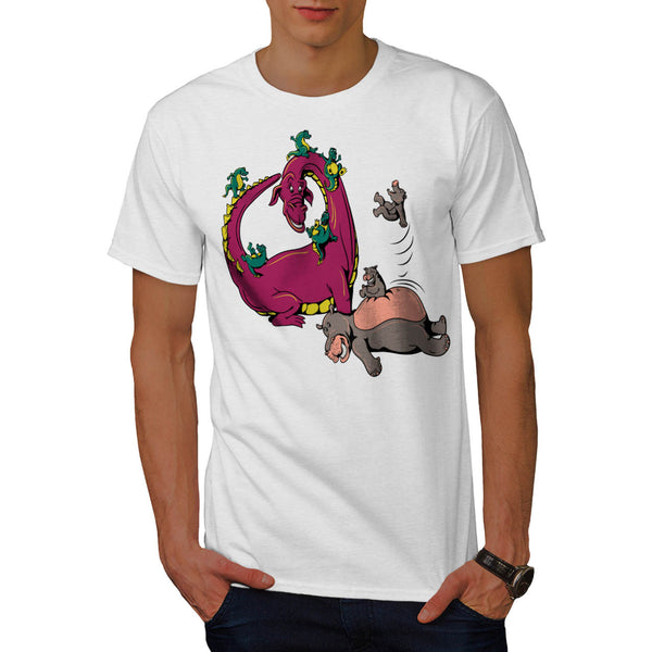 Animal Dino Party Mens T-Shirt