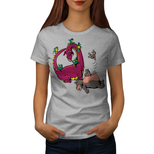 Animal Dino Party Womens T-Shirt