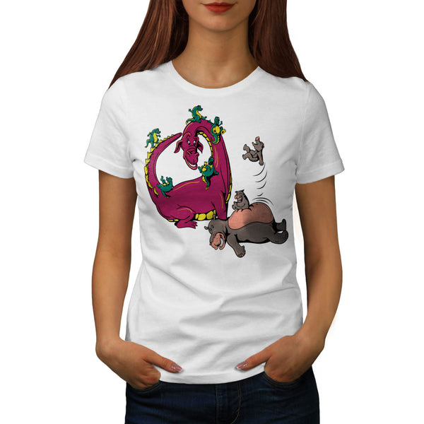Animal Dino Party Womens T-Shirt