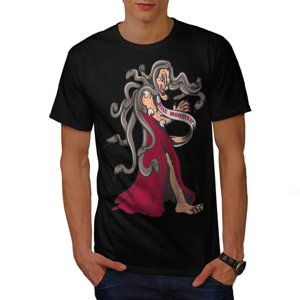 Miss Monster Snake Mens T-Shirt