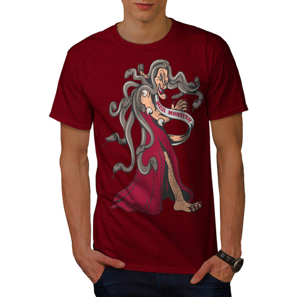 Miss Monster Snake Mens T-Shirt