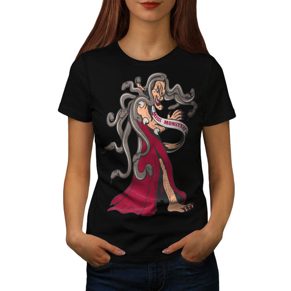 Miss Monster Snake Womens T-Shirt