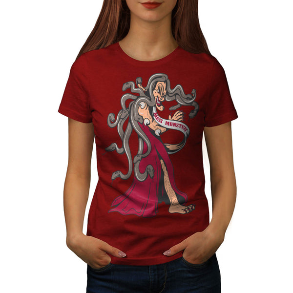 Miss Monster Snake Womens T-Shirt
