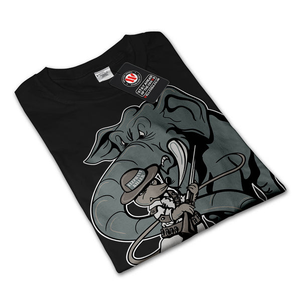 Bad Luck Elephant Mens Long Sleeve T-Shirt