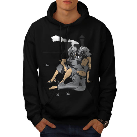Nuclear Love Race Mens Hoodie