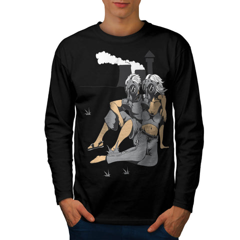 Nuclear Love Race Mens Long Sleeve T-Shirt