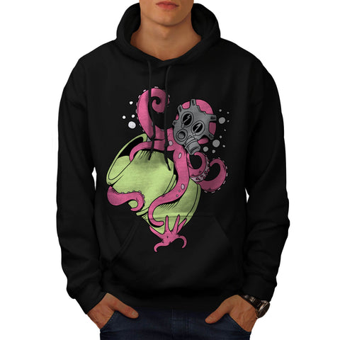 Nuclear Octopus Life Mens Hoodie