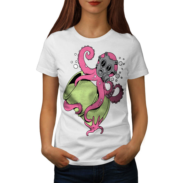 Nuclear Octopus Life Womens T-Shirt