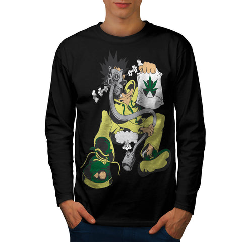 Crazy Grass Bong Mens Long Sleeve T-Shirt